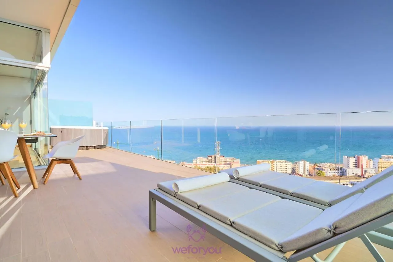 Апартаменты Weforyou Penthouse B Med One With Jacuzzi Higueron Фуэнхирола