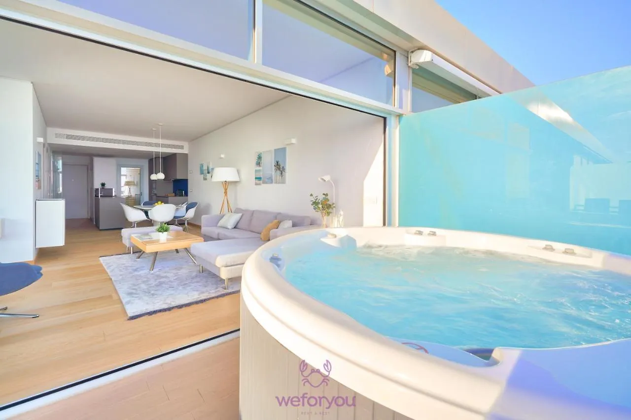 Апартаменты Weforyou Penthouse B Med One With Jacuzzi Higueron Фуэнхирола