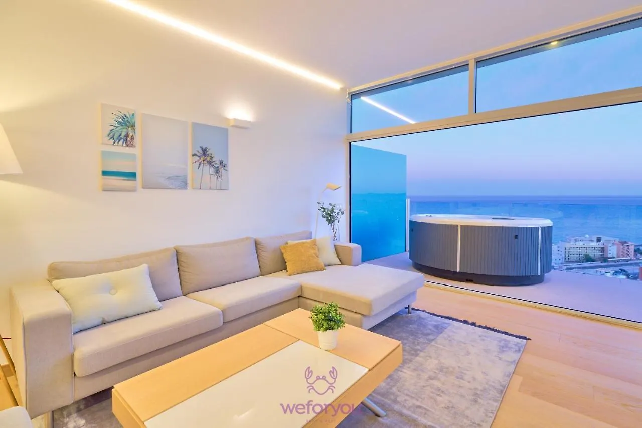 Апартаменты Weforyou Penthouse B Med One With Jacuzzi Higueron Фуэнхирола